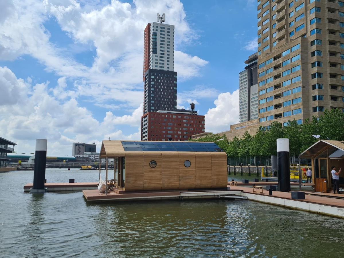 Wikkelboat Nr1 at Floating Rotterdam Rijnhaven Villa Eksteriør billede