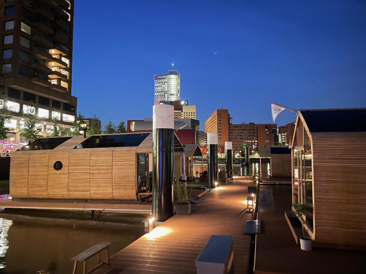 Wikkelboat Nr1 at Floating Rotterdam Rijnhaven Villa Eksteriør billede